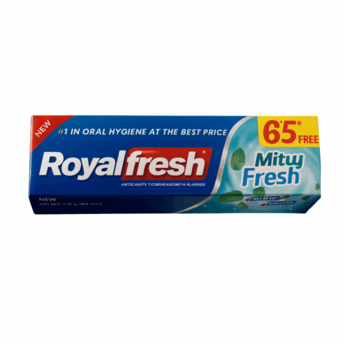 Pasta Dental Royal Fresh Minty Fresh 115 g – Anticaries con Flúor